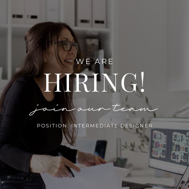 Hi Designers and Friends, we are thrilled to announce that WE ARE HIRING!!! We're looking for an Intermediate Designer with a minimum of 2+ years of "in the field" design and construction experience to join our leadership design team!​​​​​​​​​​​​​​​​
​​​​​​​​​​​​​​​​
If you love working in a small but mighty culture of collaboration and creativity, and are willing to take on multiple responsibilities to create spaces that have impeccable craftsmanship and one-of-a-kind vision, then we'd love to hear from you! And if you know of anyone who might be interested in joining our team, please pass this along! ​​​​​​​​​​​​​​​​
​​​​​​​​​​​​​​​​
Please visit our Career Opportunities page on our website (link in bio) for more details and submission link.​​​​​​​​ Local Los Angeles applicants only, please.​​​​​​​​
​​​​​​​​​​​​​​​​
We look forward to hearing from you soon! ​​​​​​​​
​​​​​​​​
#cleanfreshmodern #interiorsforrealliving #losangeles #designbuildcareer #interiordesigncareer